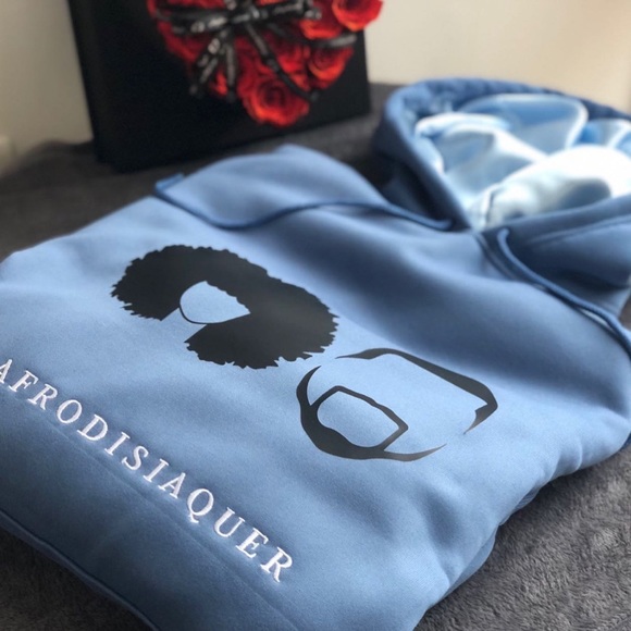 Satin Lined HOODIE - Picture 1 of 3